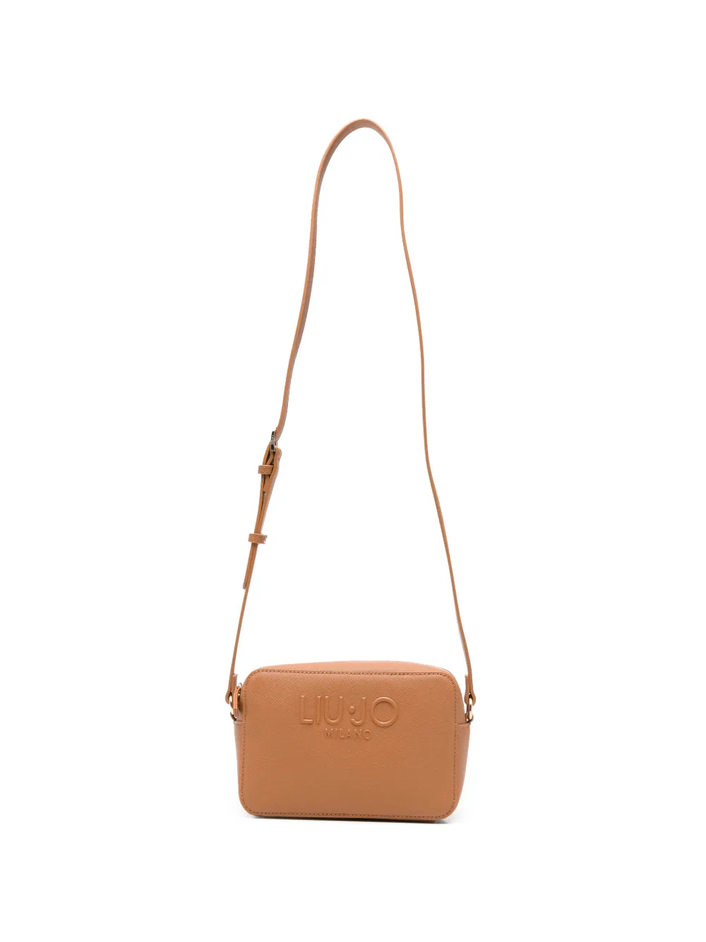 LIU JO Borsa a tracolla con logo goffrato - Marrone