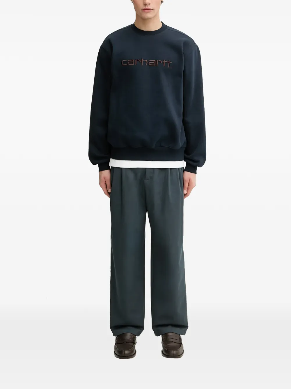 Carhartt WIP Sweater met geborduurd logo Blauw