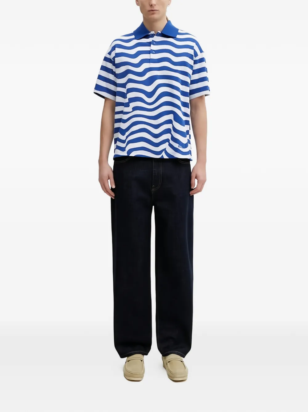 Carhartt WIP Aaron logo-patch denim jeans - Blu