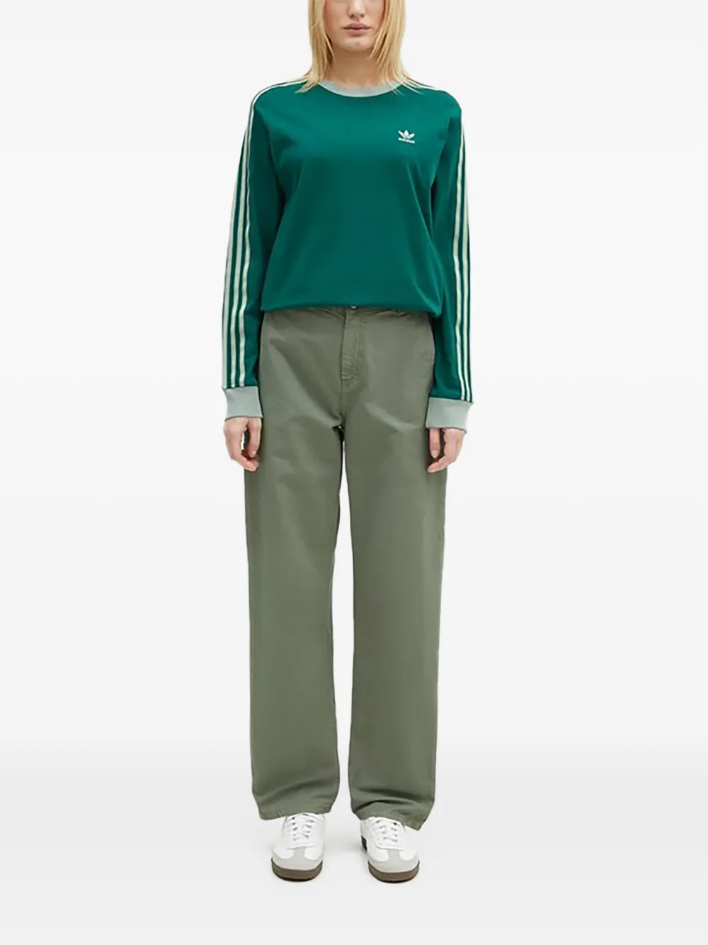 Carhartt WIP Straight broek Groen
