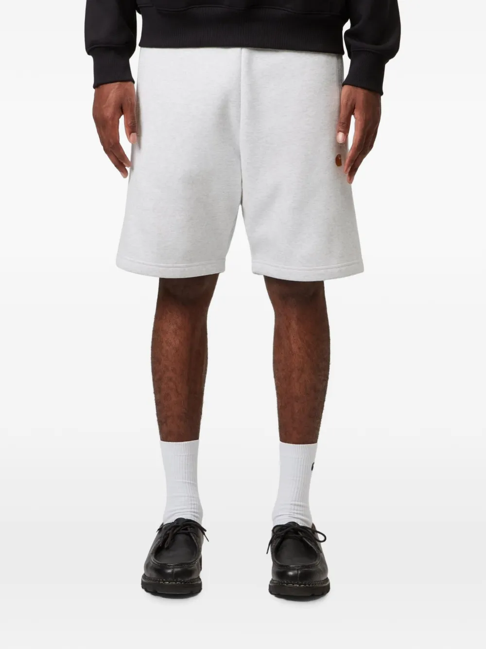 Carhartt WIP Shorts sportivi con logo - Grigio