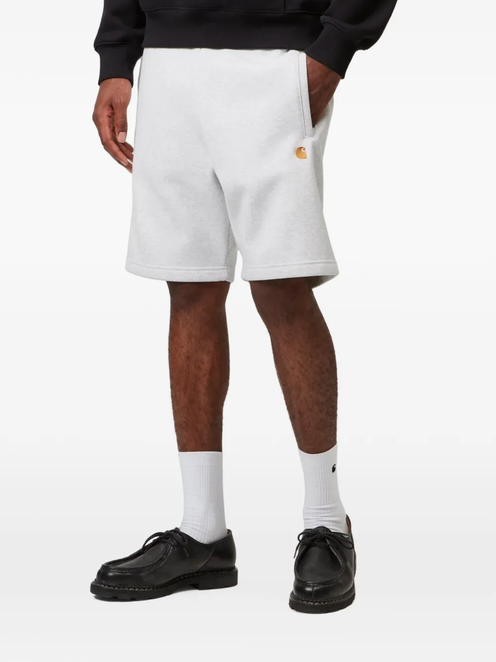 Carhartt WIP Trainingsshorts met logodetail Grijs