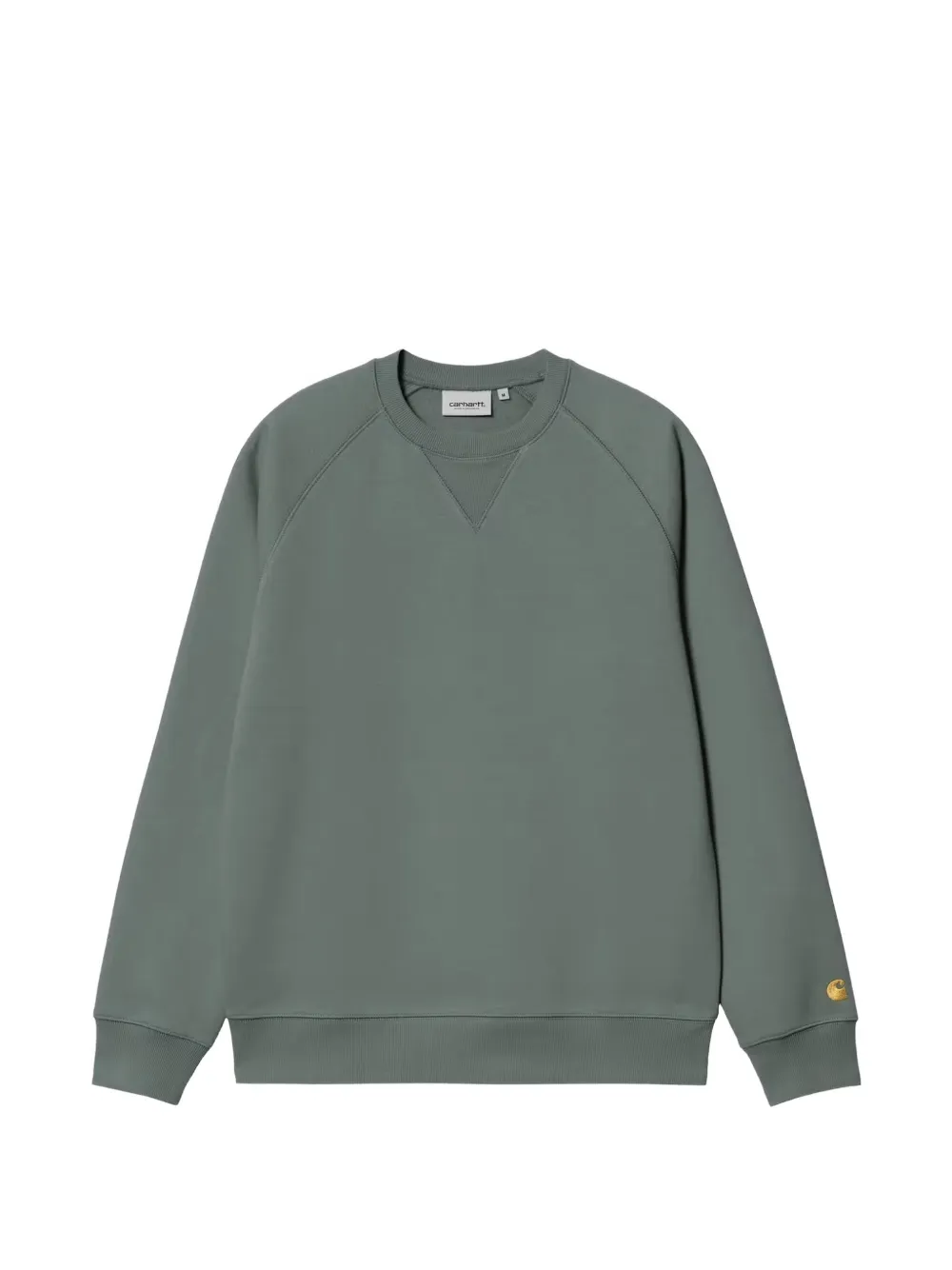 Carhartt WIP logo-embroidered raglan-sleeve sweatshirt - Verde