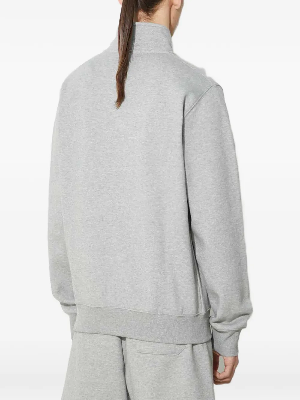 Carhartt WIP Sweater met opstaande hals en rits Grijs