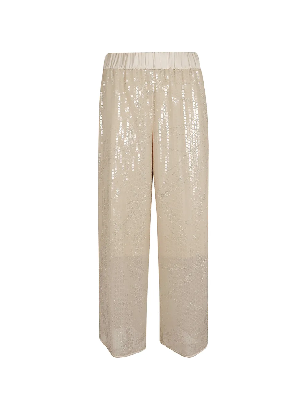 Peserico sequin-embellished trousers - Toni neutri