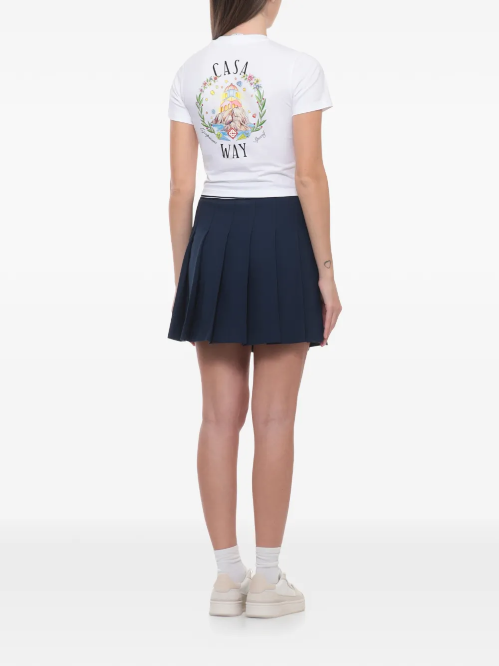 Casablanca Casa Way T-shirt met korte mouwen Wit