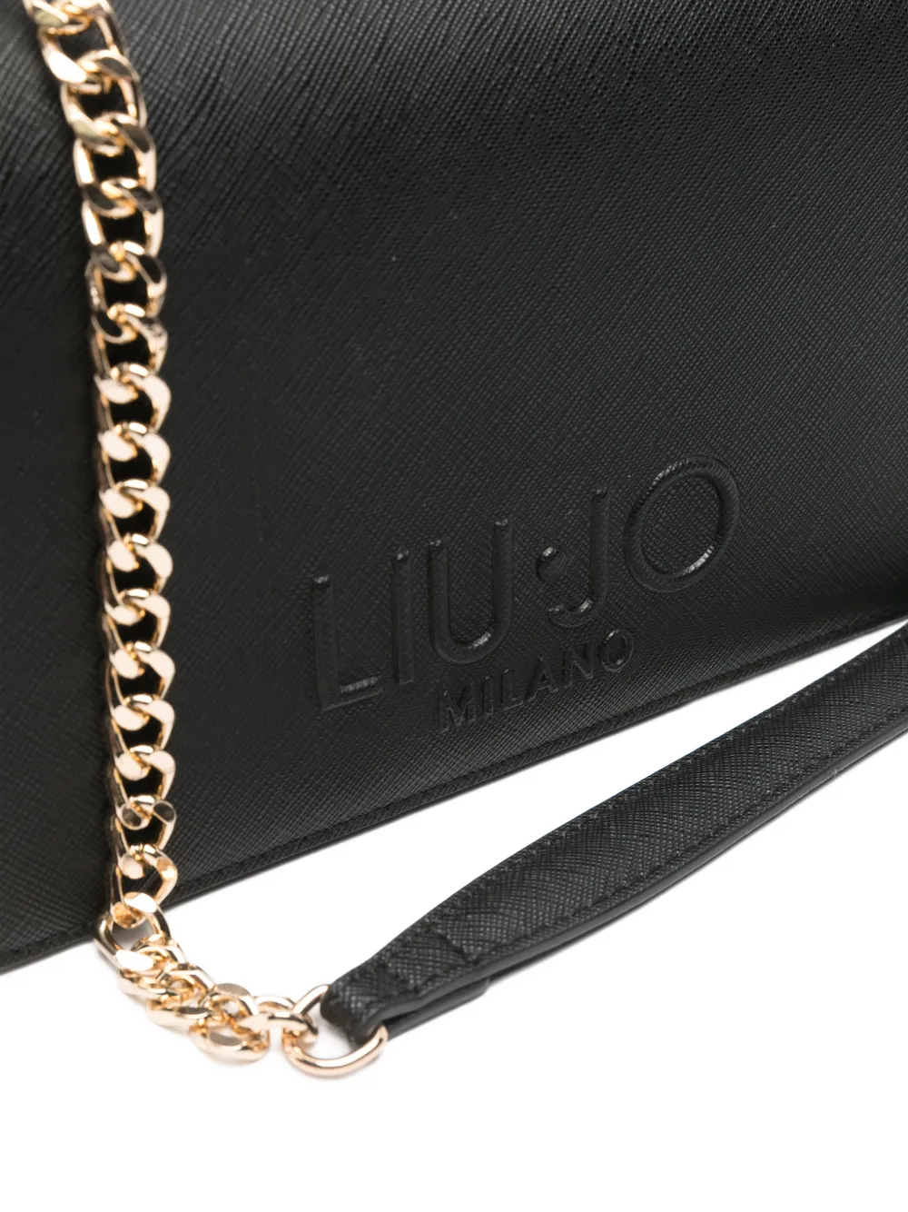  Liu Jo Medium Embossed-logo Cross Body Bag - Black 