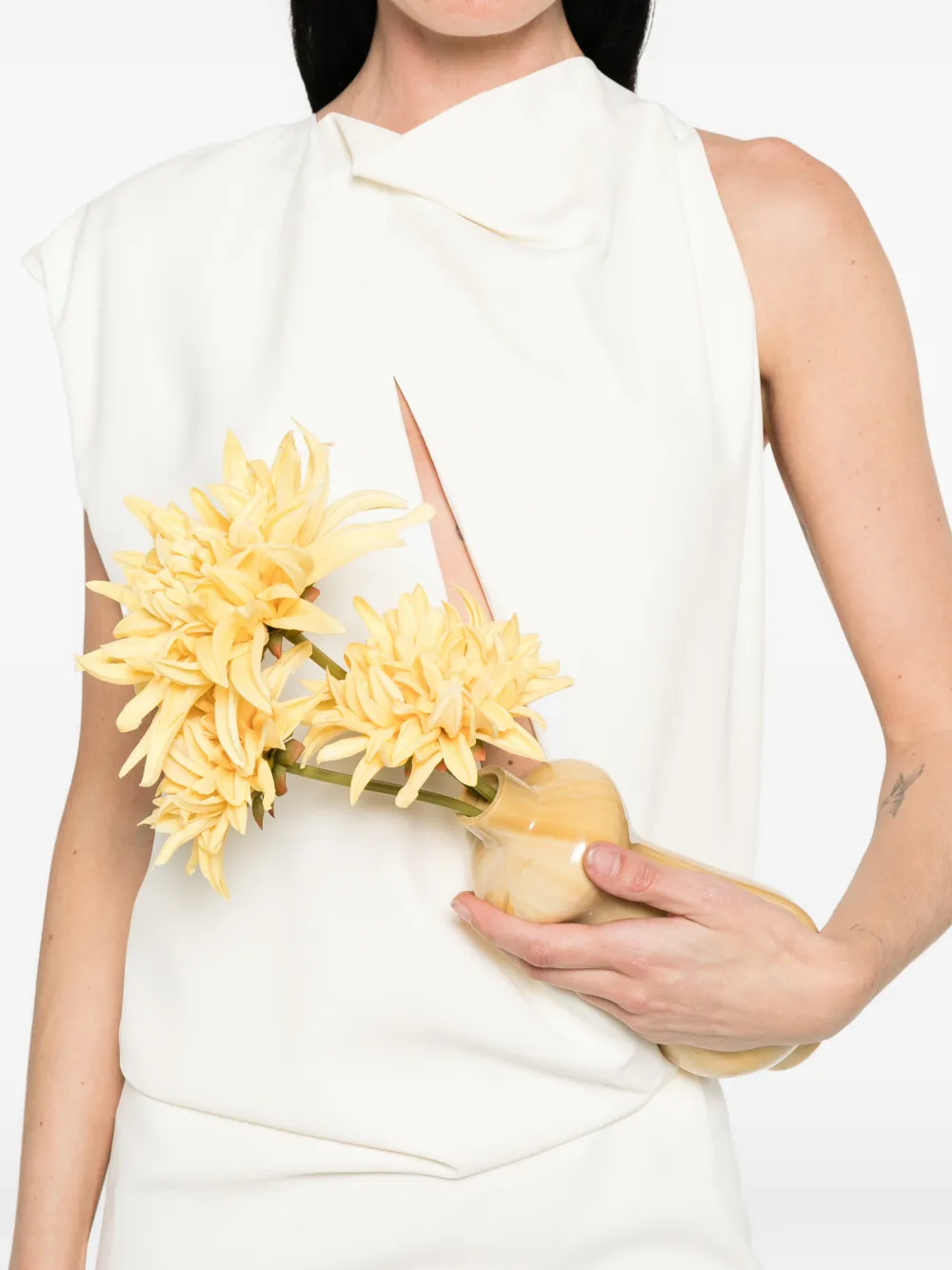  Cult Gaia Dee Dee Clutch Bag - Neutrals 