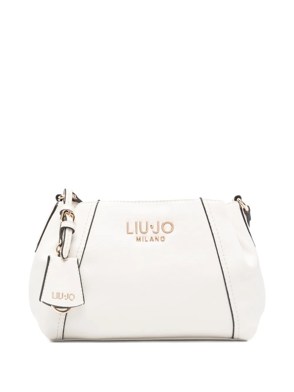 LIU JO medium logo-lettering cross body bag - Bianco