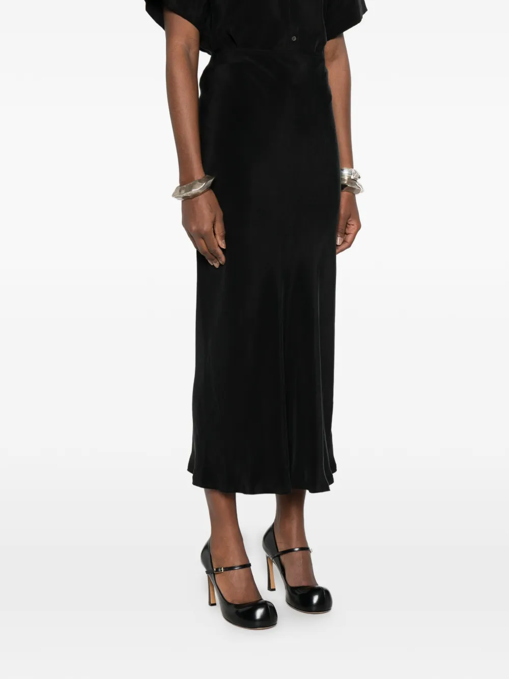 Maison Margiela Midi-rok Zwart