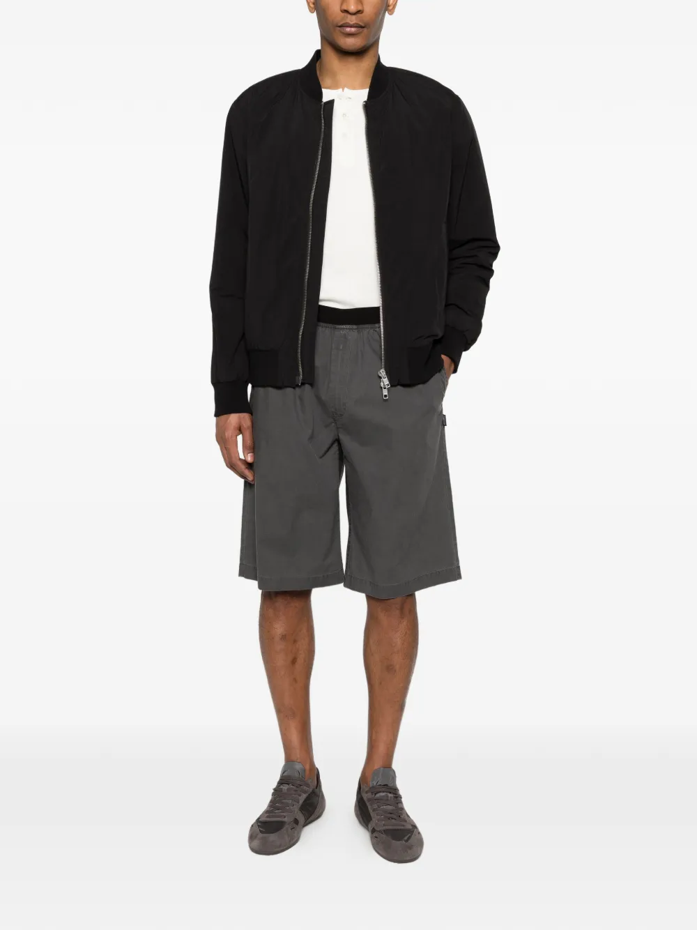 MM6 Maison Margiela Elastische shorts Grijs