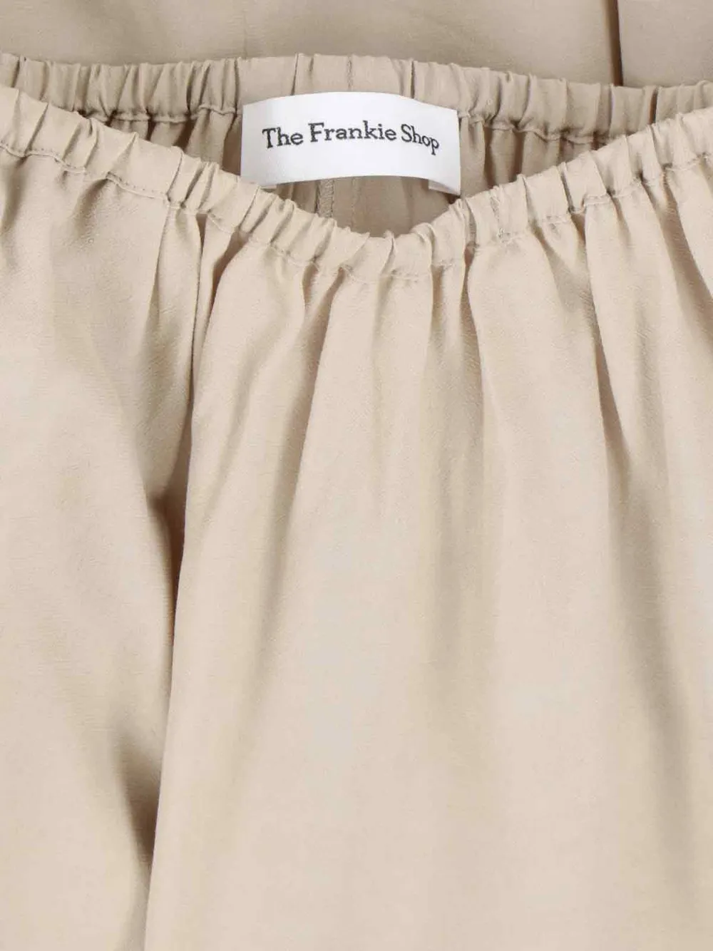 The Frankie Shop Aeson gesmockte maxi-rok Beige