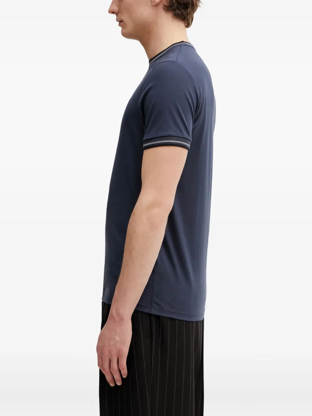 Fred Perry Katoenen T-shirt Blauw