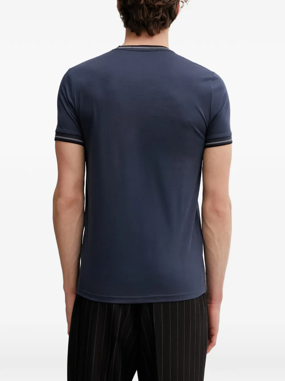 Fred Perry Katoenen T-shirt Blauw