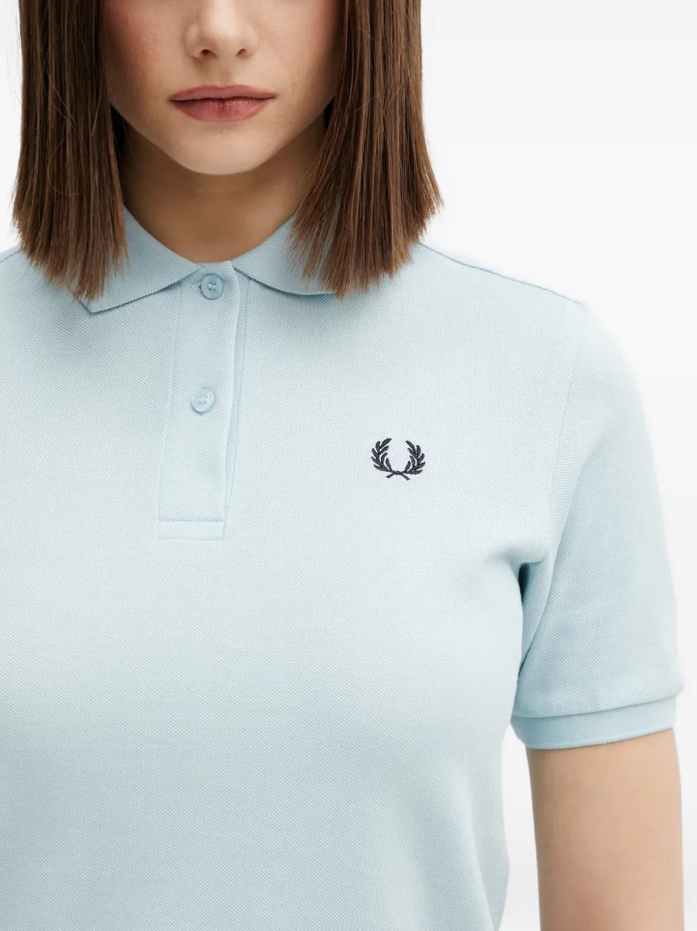 Fred Perry Poloshirt met Laurel-krans Blauw