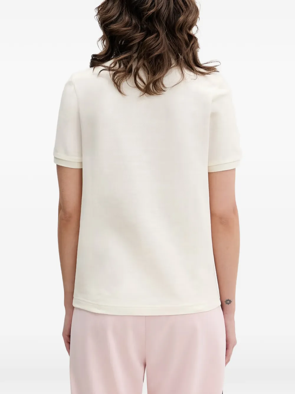  Fred Perry Polo Con Logo Bordado - Blanco 