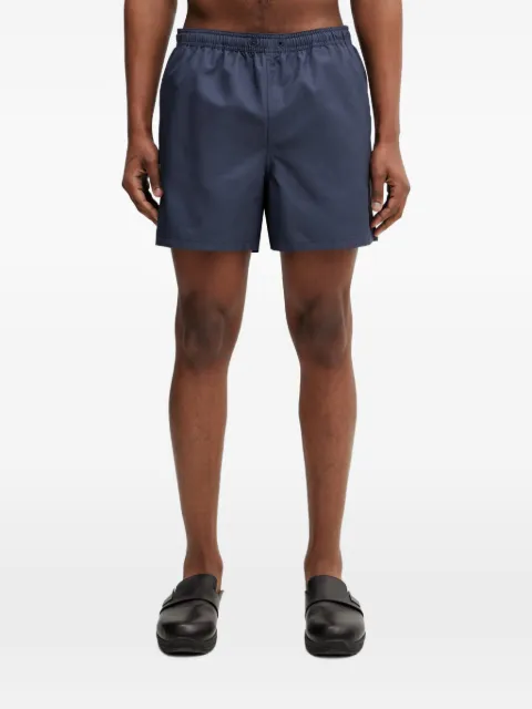 Fred Perry logo-embroidered swim shorts