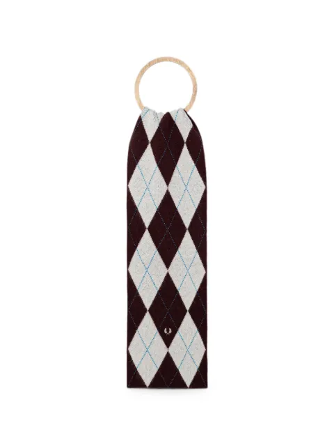 Fred Perry patterned scarf