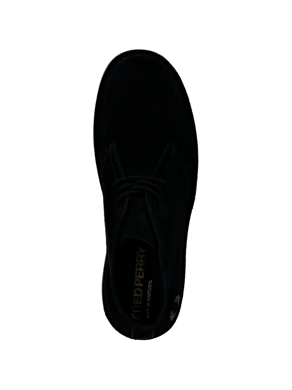 Fred Perry Hawley desert boots met veters Zwart