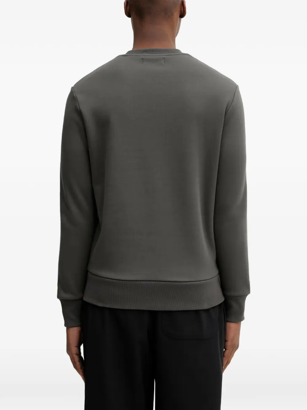  Fred Perry Square-appliqué Sweatshirt - Verde 