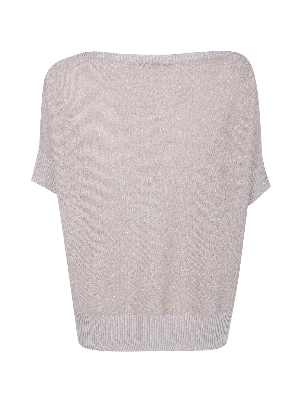 D.exterior Ribbed Short-sleeve Knitwear - Neutrals 