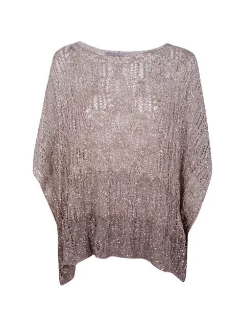 D.Exterior 오픈 니트 탑