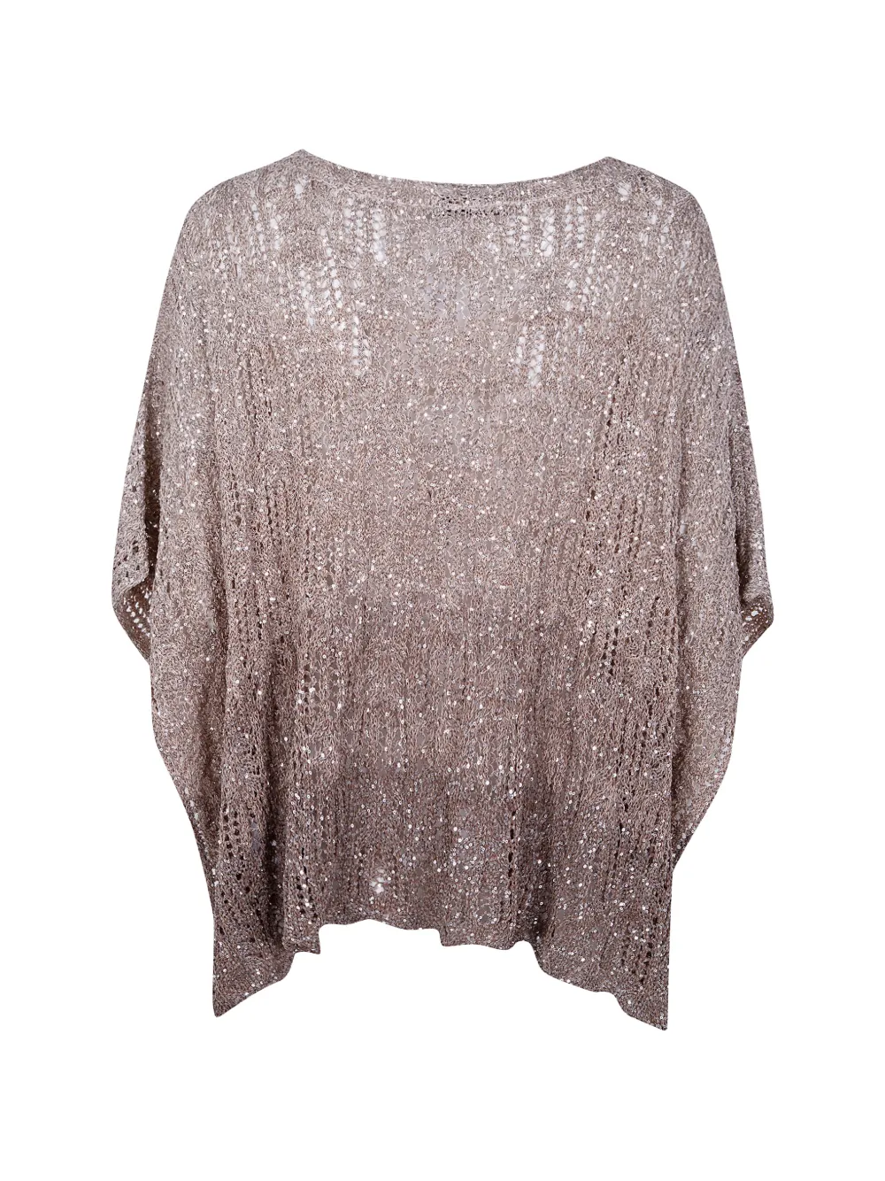  D.exterior Open Knit Top - Neutrals 