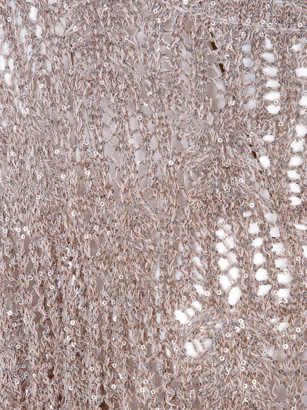  D.exterior Open Knit Top - Neutrals 