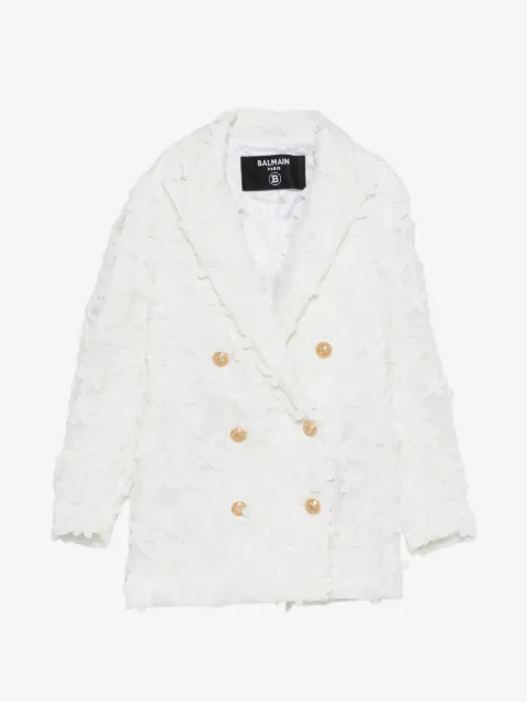 Balmain Kids blazer à fleurs