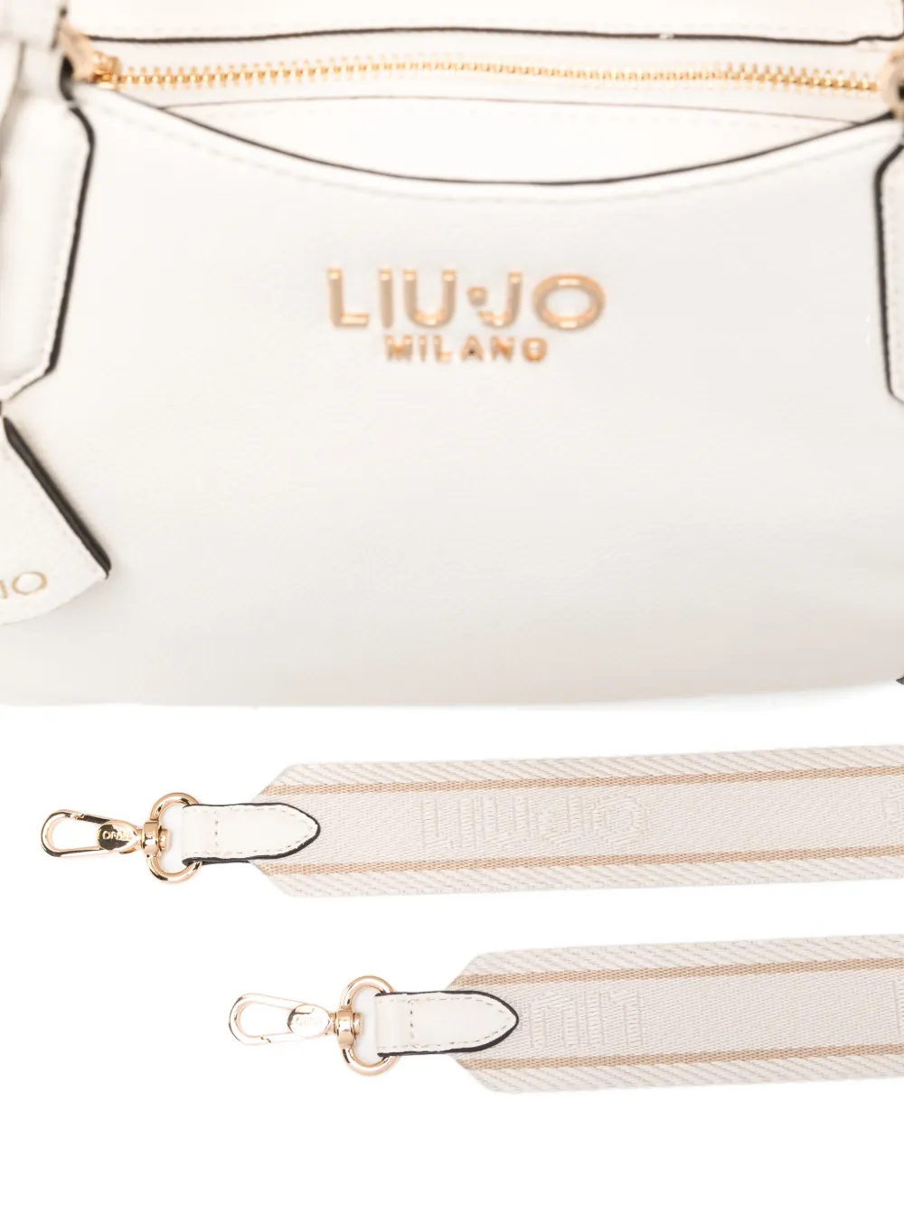 LIU JO Shopper met logo Beige