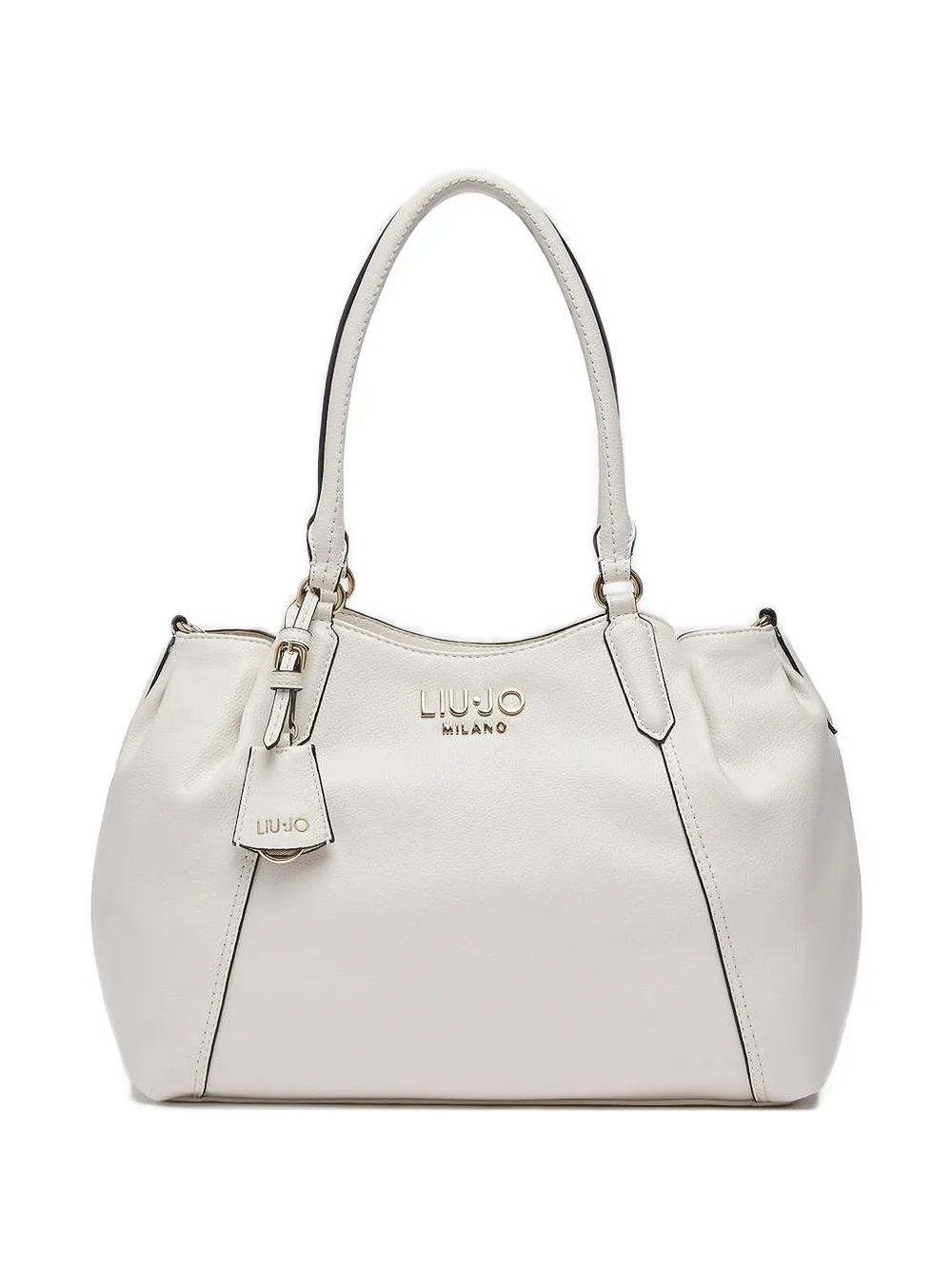 LIU JO Shopper met logo Beige
