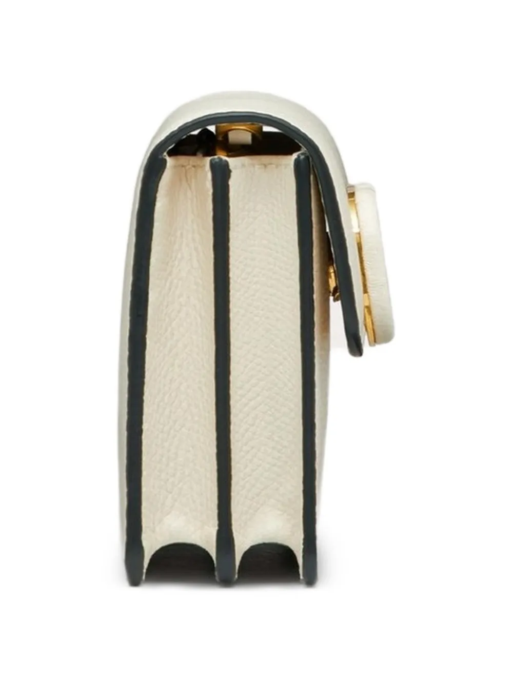Valentino Garavani VLogo Signature clutch met ketting Beige