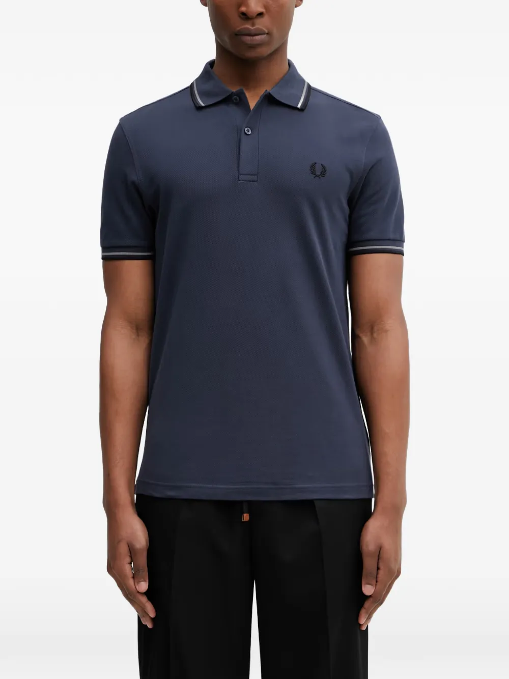Fred Perry Polo con logo - Blu