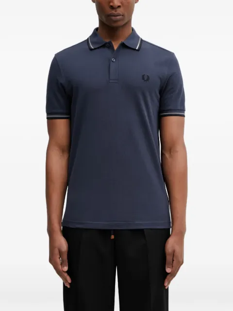 Fred Perry playera tipo polo con ribete en contraste