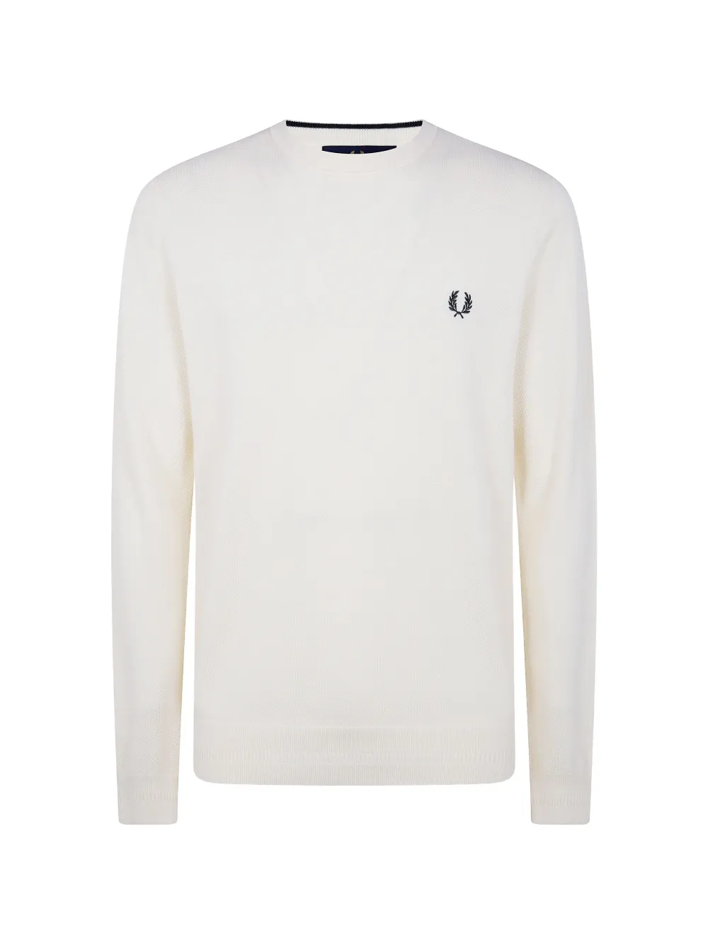 Fred Perry Pullover mit Logo-Stickerei - Weiß