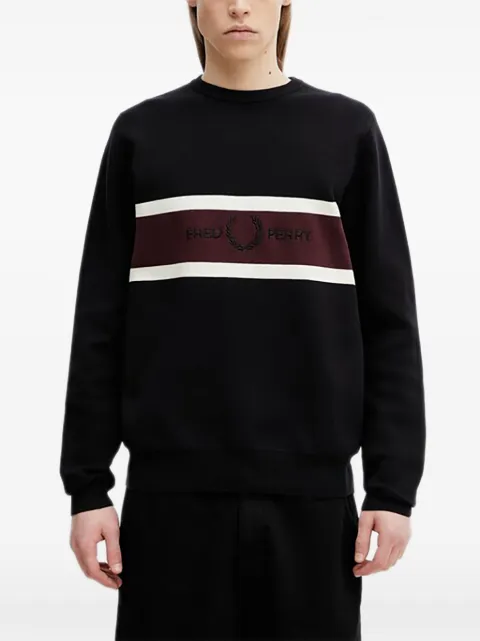 Fred Perry embroidered sweatshirt