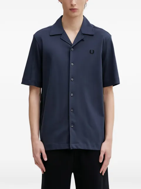 Fred Perry buttoned embroidered shirt