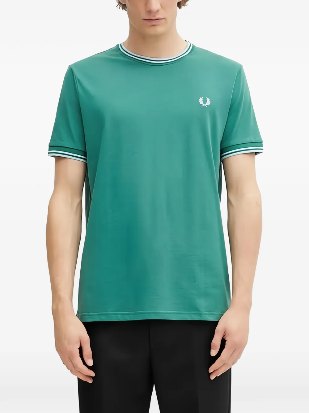 Fred Perry ringer laurel T-shirt - Verde