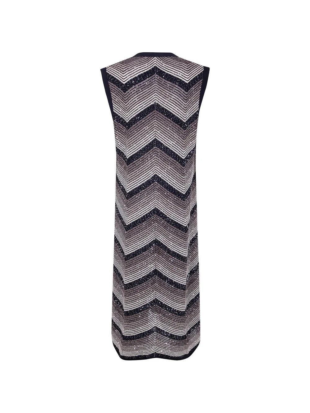  D.exterior Chevron Sequin Knitwear - Black 