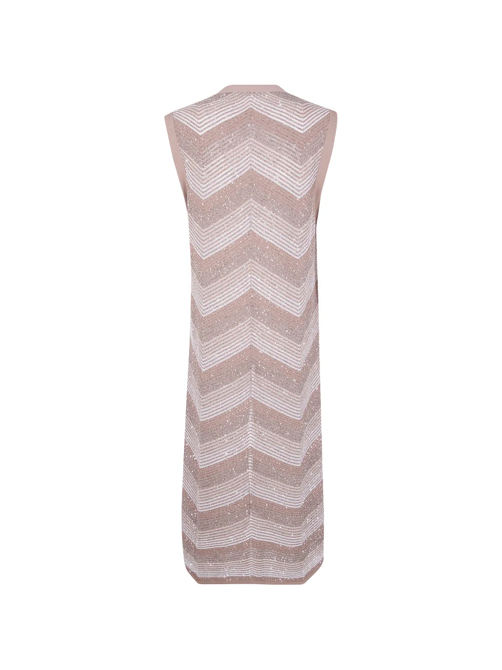  D.exterior Chevron Sequin Knitwear - Neutrals 