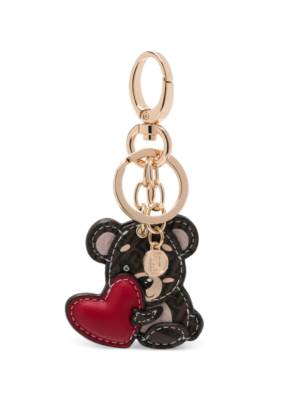 LIU JO bear-shaped keyring - Braun
