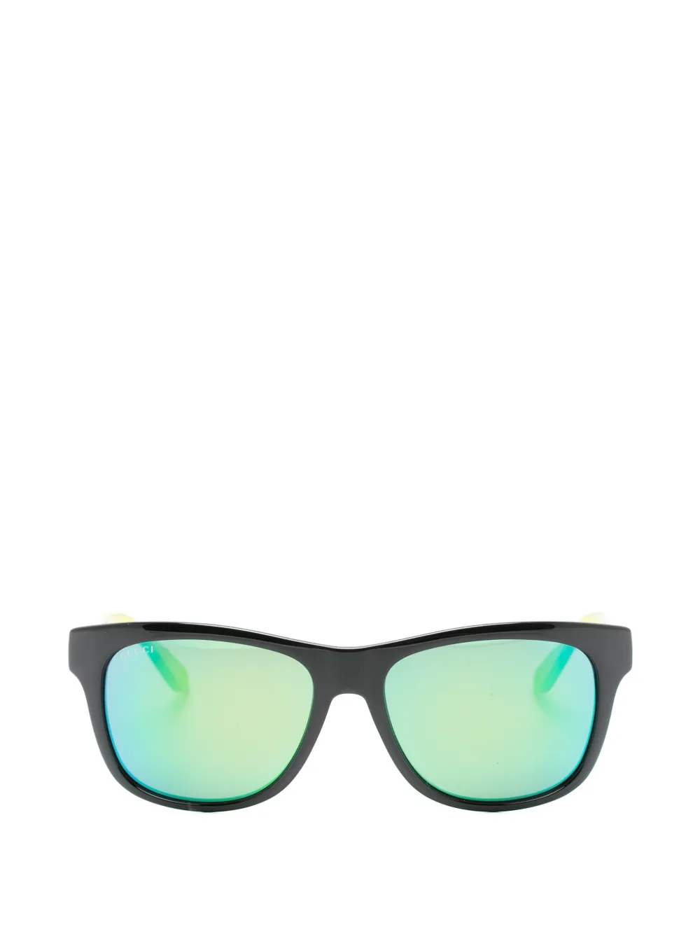 Gucci Pre-Owned Occhiali da sole squadrati anni 2010 - Nero