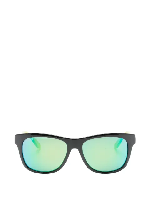 Gucci Pre-Owned 2010s rectangle stripe sunglasses