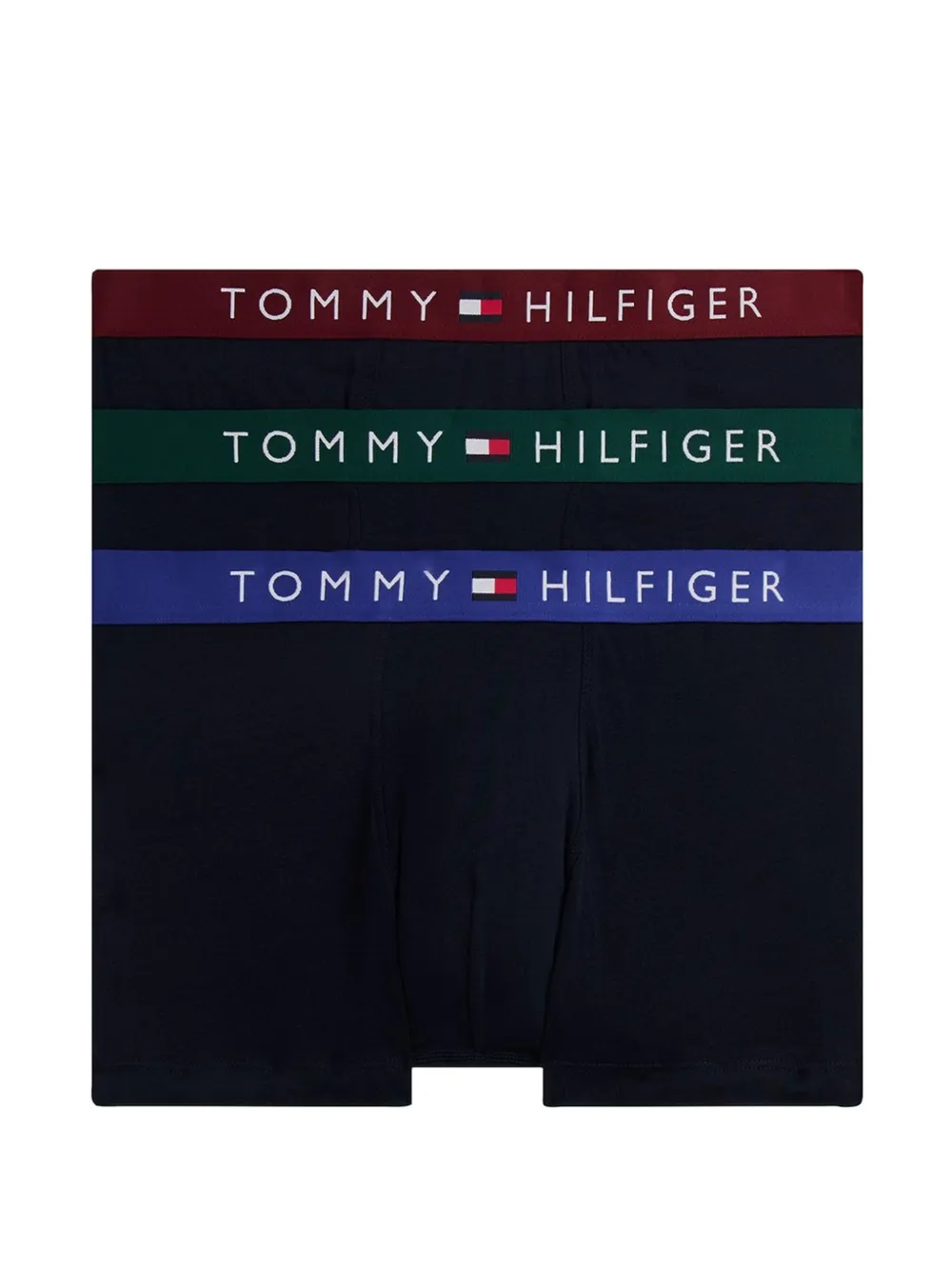 Tommy Hilfiger logo-waistband boxers (pack of three) - Blu