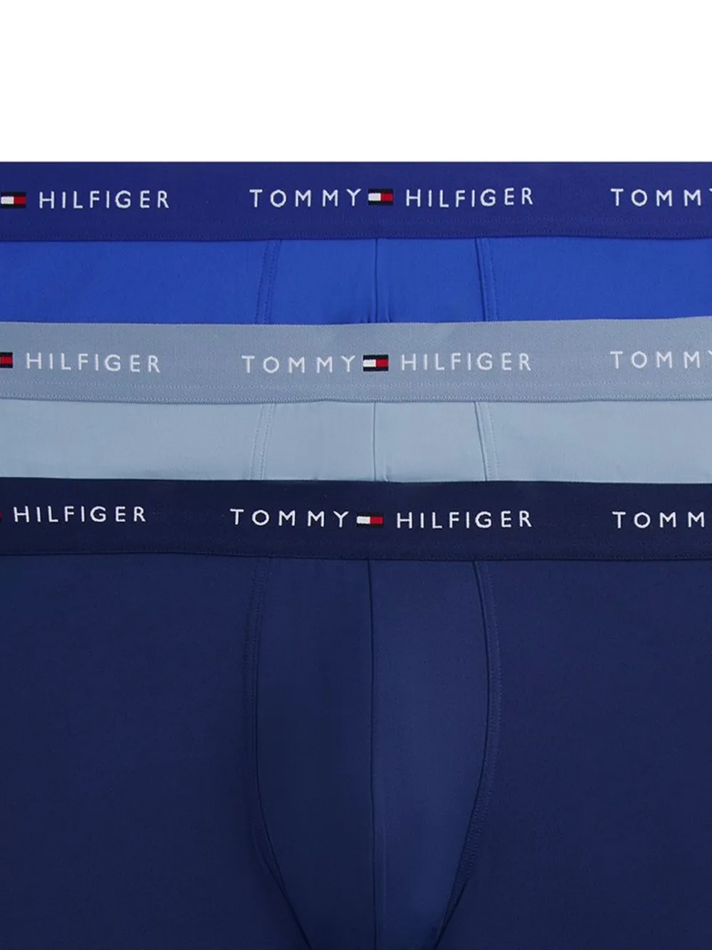 Tommy Hilfiger Drie boxershorts met logoband Blauw