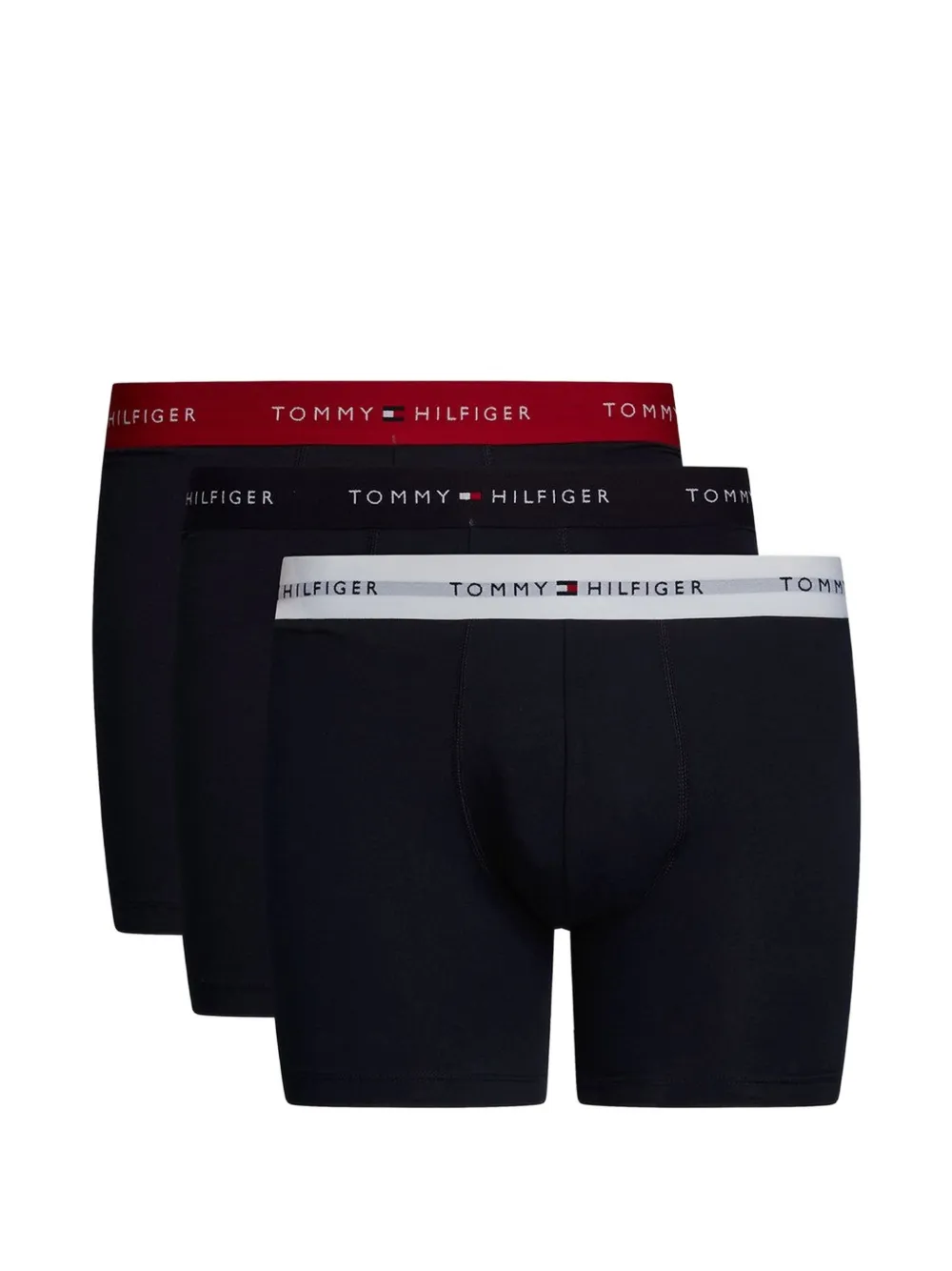 Tommy Hilfiger logo-waistband boxers (pack of three) - Blu