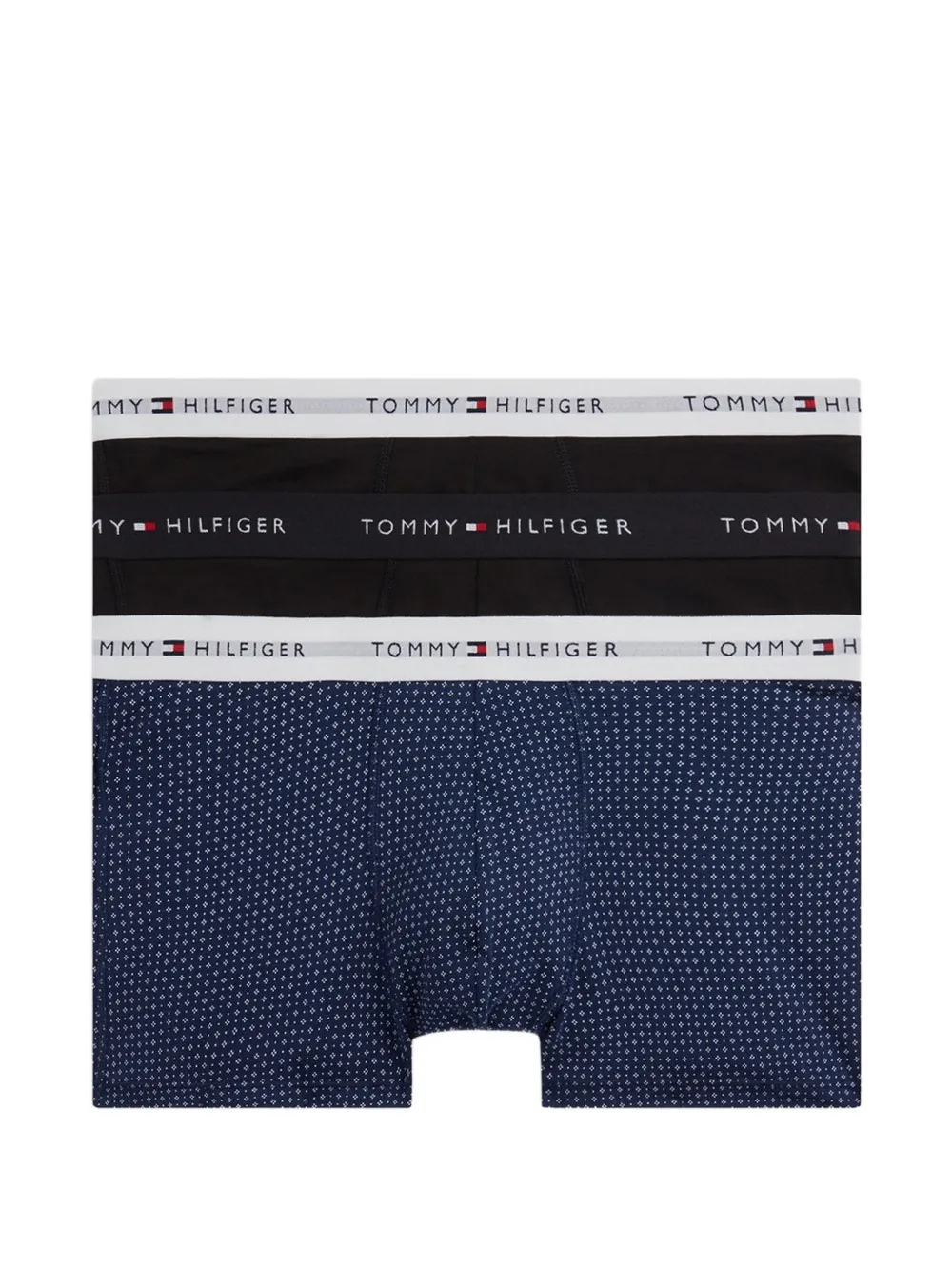 Tommy Hilfiger logo-waistband boxers (pack of three) - Blu