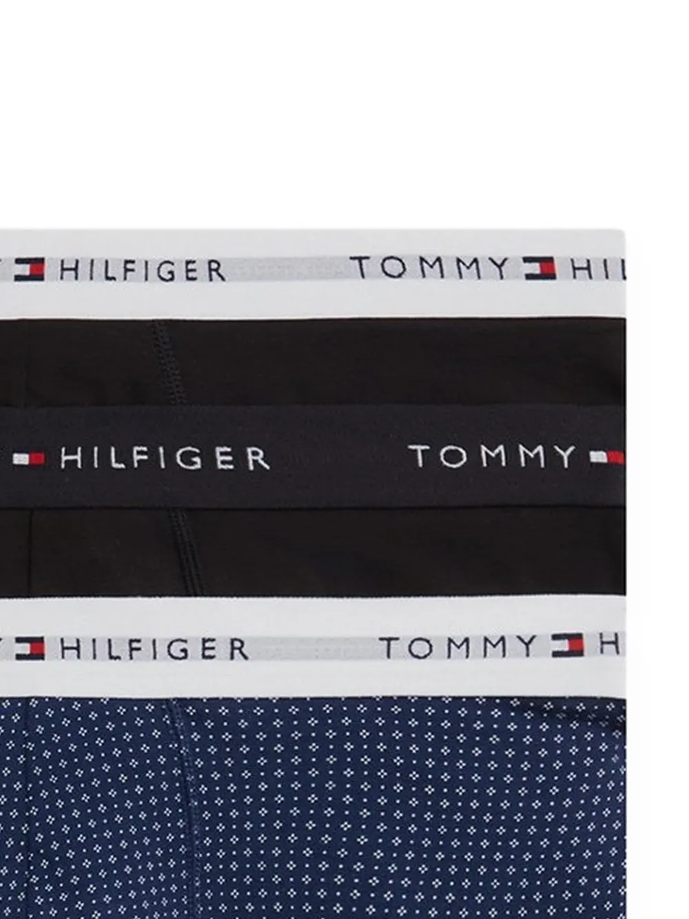Tommy Hilfiger Drie boxershorts met logoband Blauw