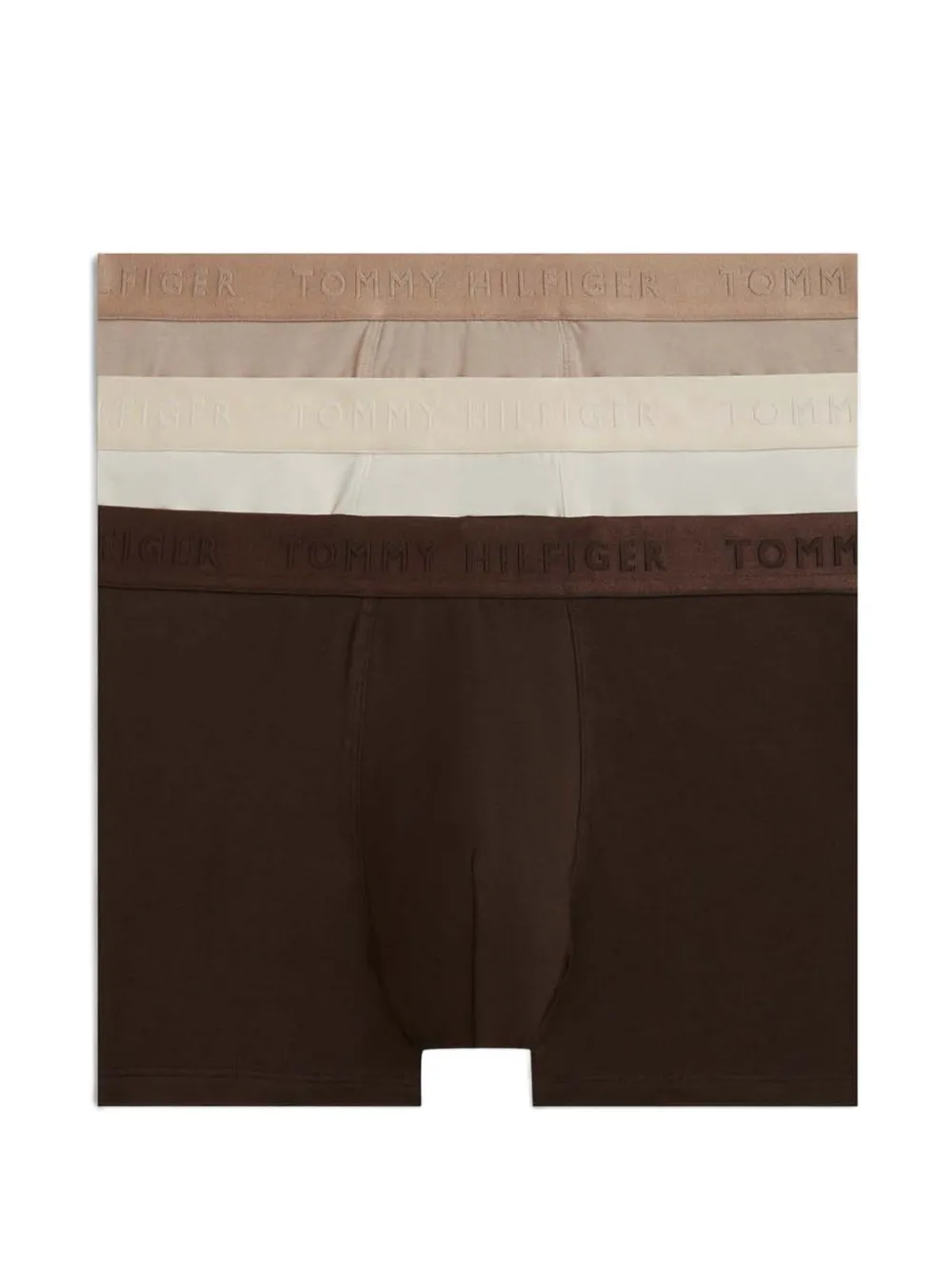 Tommy Hilfiger logo-waistband boxers (pack of three) - Marrone
