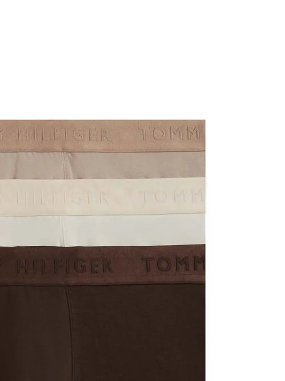  Tommy Hilfiger Logo-waistband Boxers (pack Of Three) - Brown 